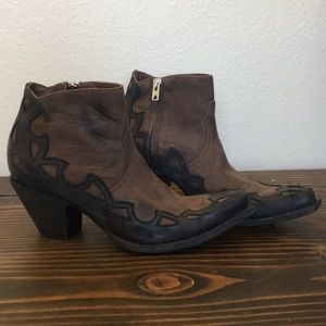 OG Old Gringo genuine leather ankle boots size 8